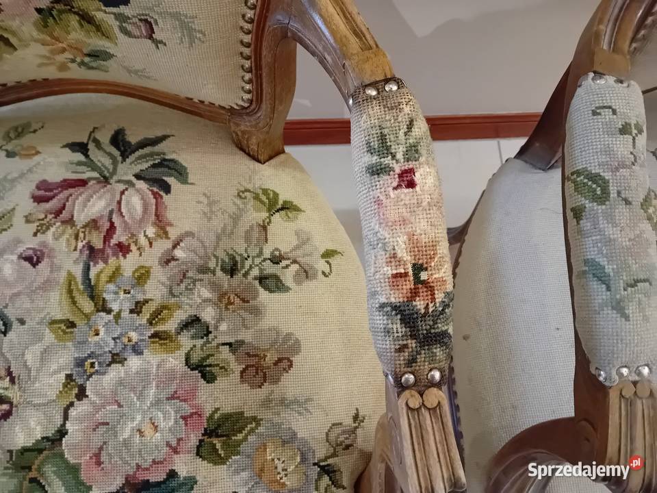 Fotele w stylu ludwikowskim 2 zachodniopomorskie