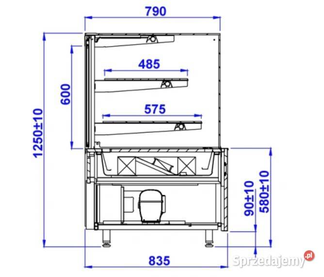Witryna cukiernicza 06 m IGLOO GASTROLINE CUBE zachodniopomorskie