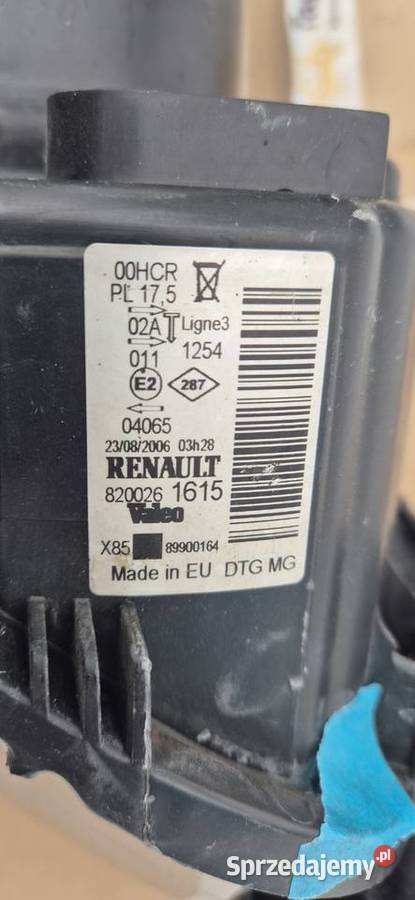 reflektor clio 3 przed Bełchatów sprzedam