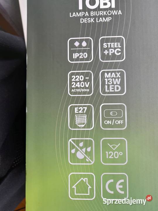 Lampka stołowa Lumiled Tobi