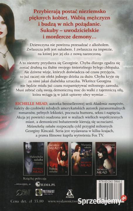 CIENIE SUKUBA Richelle Mead Gorzów Wielkopolski