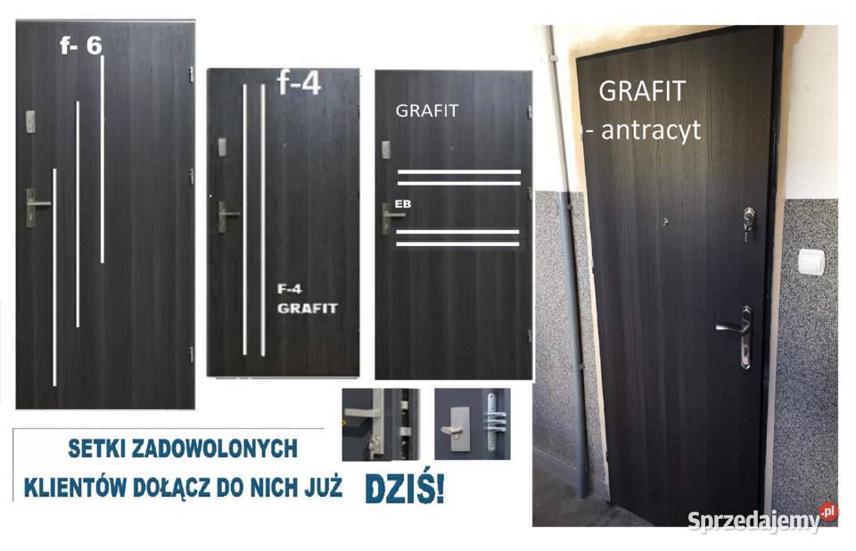 Drzwi wejściowe zewnętrzne z montażem Drzwi Piekary Śląskie sprzedam