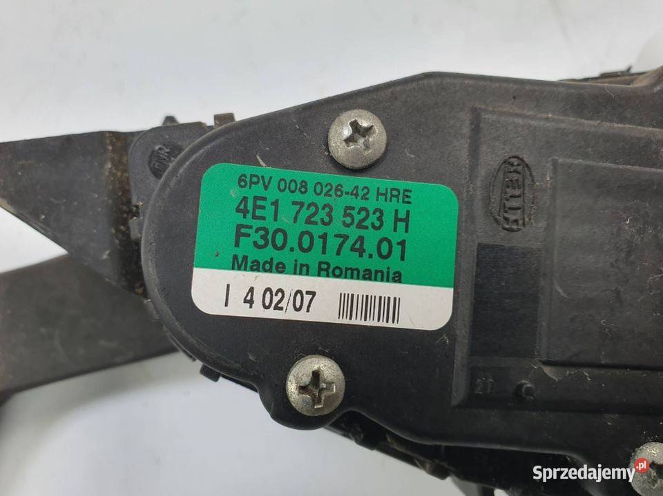 PEDAŁ AUDI A8 D3 4E1723523H osobowe Lipno