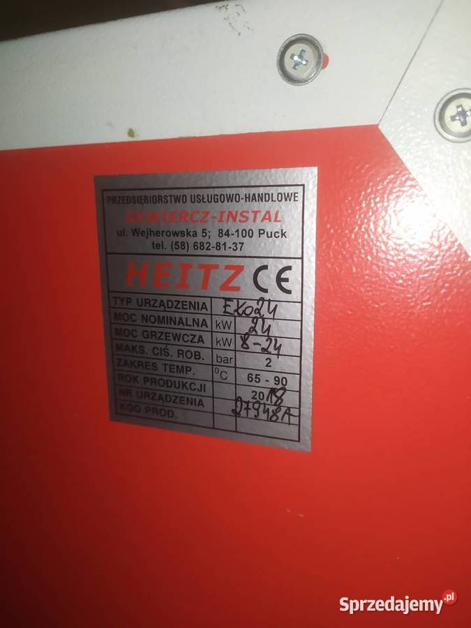 Kocioł HEITZ Eco 3 24kw z podajnikiem zasobnik warmińsko-mazurskie Kisielice