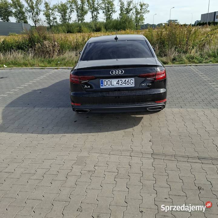 A4 Sedan 2019r 20TDI Automat Brązowe Skóry wielofunkcyjna kierownica Syców