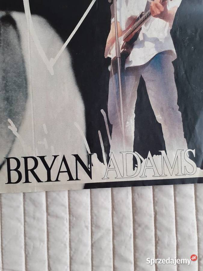 Stary plakat SANDRA BRYAN ADAMS Gniezno sprzedam