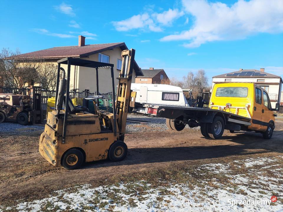 Wózek widłowy rak Suchedniów silnik Ursus C330 Złoczew