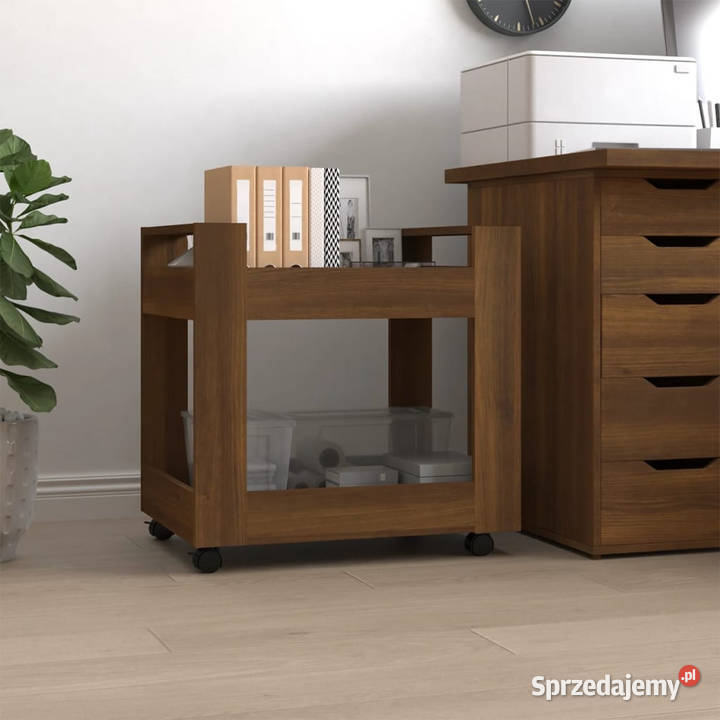 Półka pod biurko brązowy dąb 60x45x60 WM816607 Pozostałe mazowieckie Warszawa sprzedam