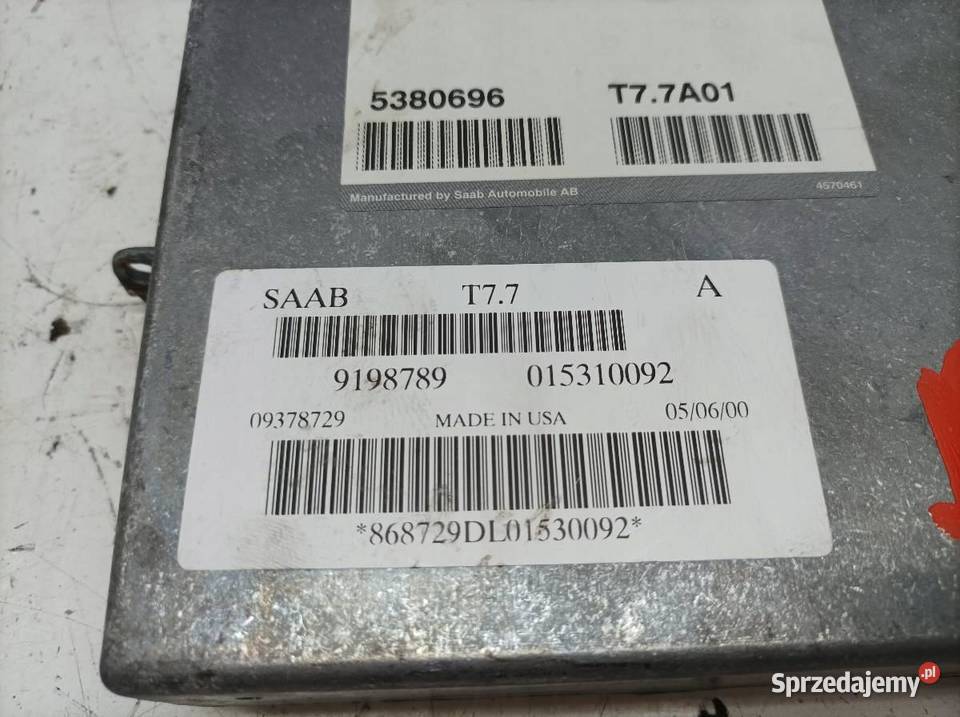 STEROWNIK SILNIKA 5380696 23 B 163 Saab 95 I świętokrzyskie