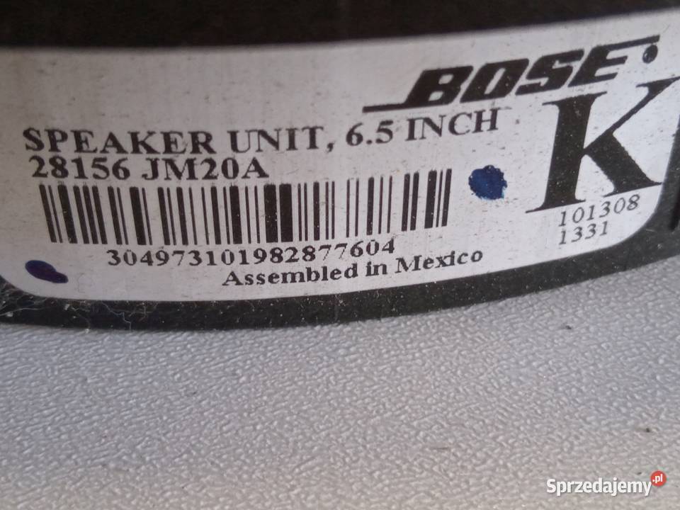 GŁOŚNIK W DRZWI BOSE INFINITI QX70 FX30d FX35 wyposażenie elektryczne Nowy Tomyśl