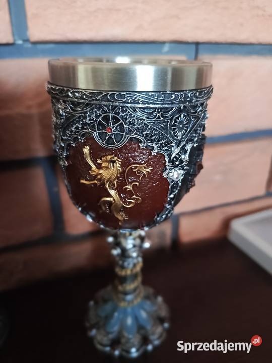 Kielich puchar średniowiecze Lwie serce Myszków