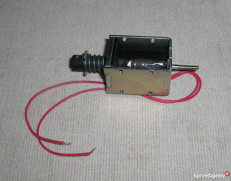 elektromagnes 24V pchajciągn skok 12mmsprężblok Pozostałe Wyszków