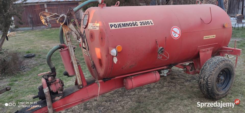 Wóz asenizacyjny beczkowóz 2500l Pomot Chojna Białystok sprzedam
