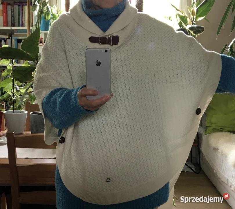 Poncho LXL 40 wełna mazowieckie Warszawa