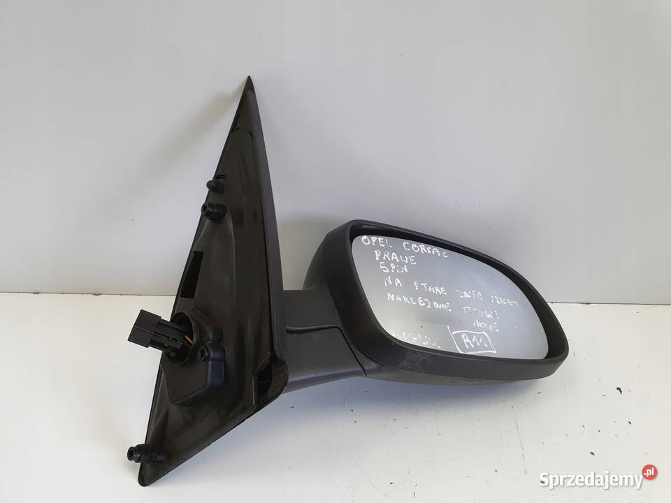 LUSTERKO Opel Corsa C 0006r PRAWE PASAŻERA 5 pin Rudka