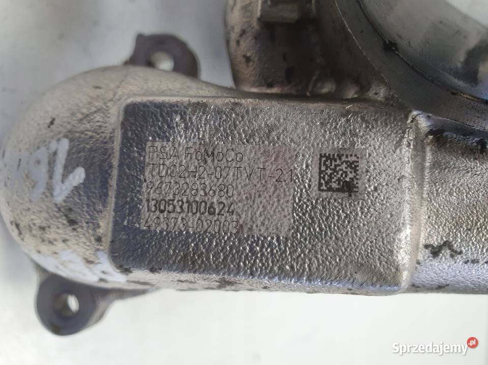 TURBOSPRĘŻARKA Peugeot 308 I 16 HDI turbo osobowe Rudka