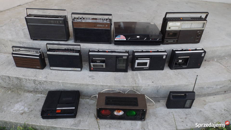 Zestaw radia magnetofony UNITRA kolorofon