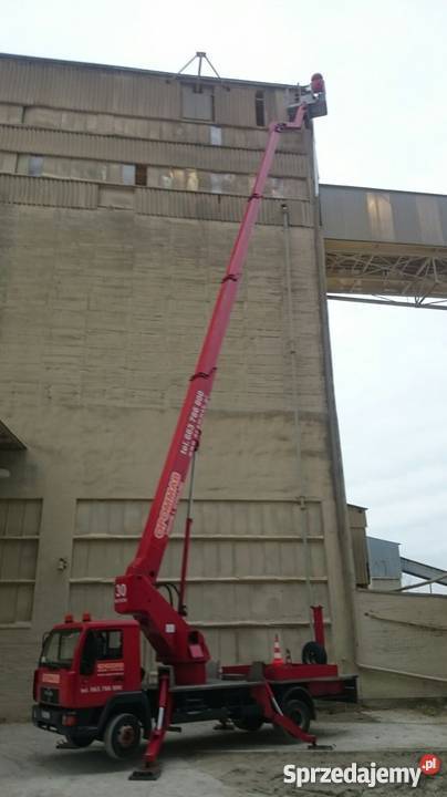 Podnośnik Koszowy MAN 8163 WUMAG WT 300 Zwyżka Żywocice