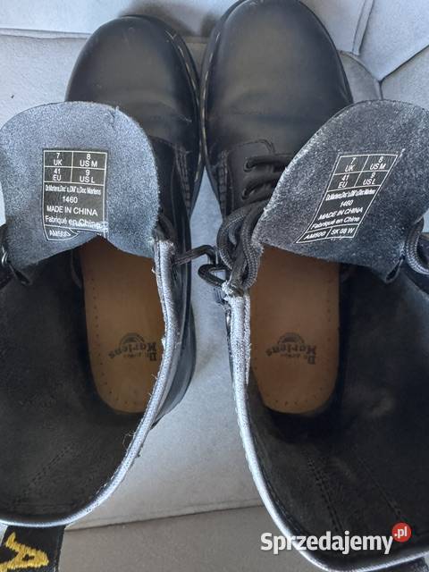 Trzewiki glany Dr Martens Air Wair 1460 czarne Męskie Dąbie sprzedam