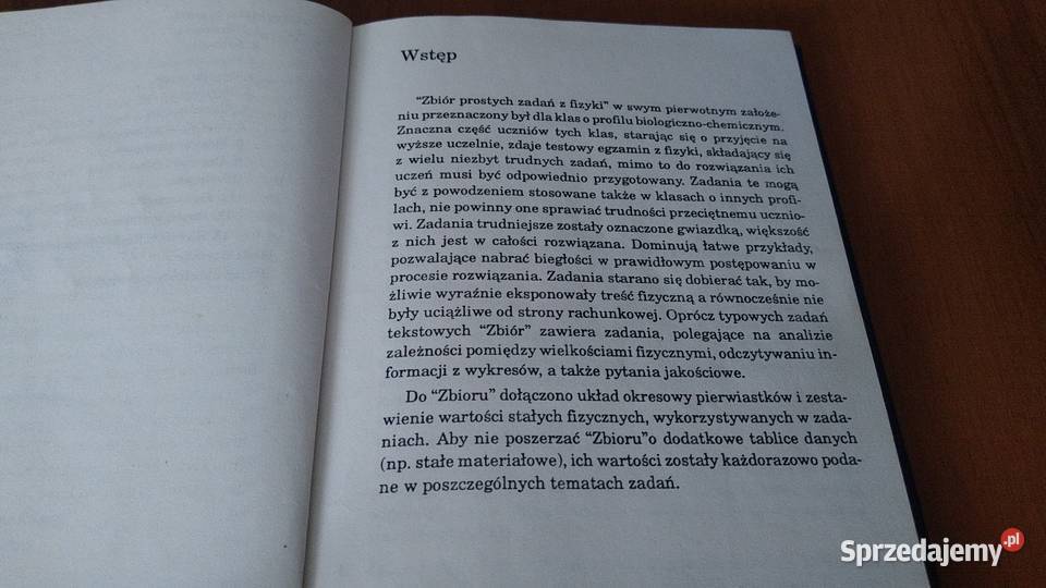 Zbiór prostych zadań z fizyki szkół średnich Gdańsk