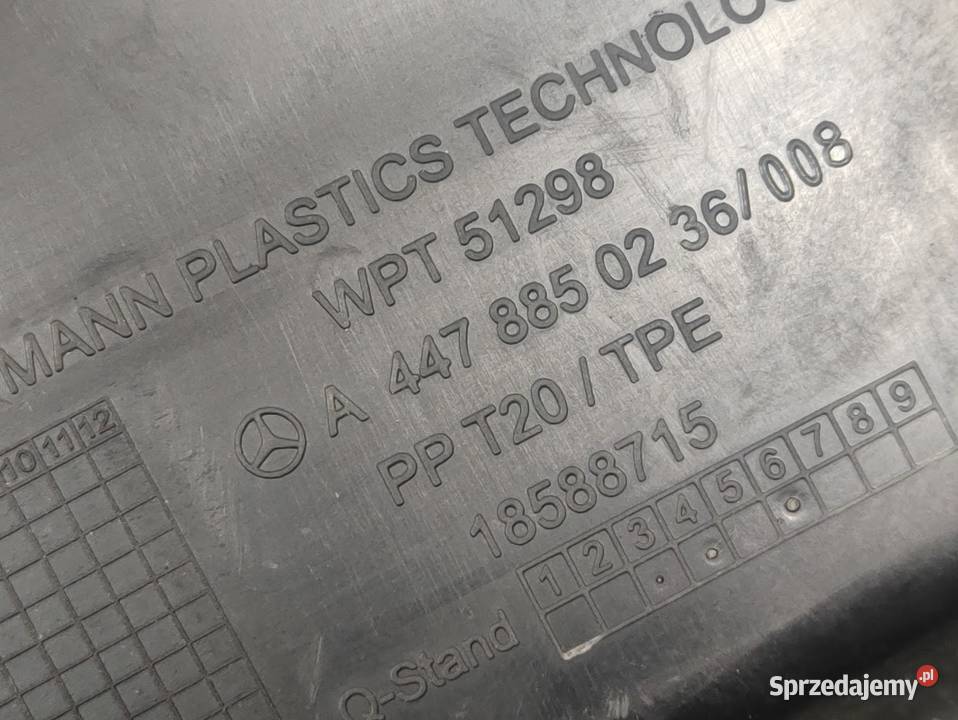 Osłona Pasa Przedniego Mercedes Vito W447 Pleszew