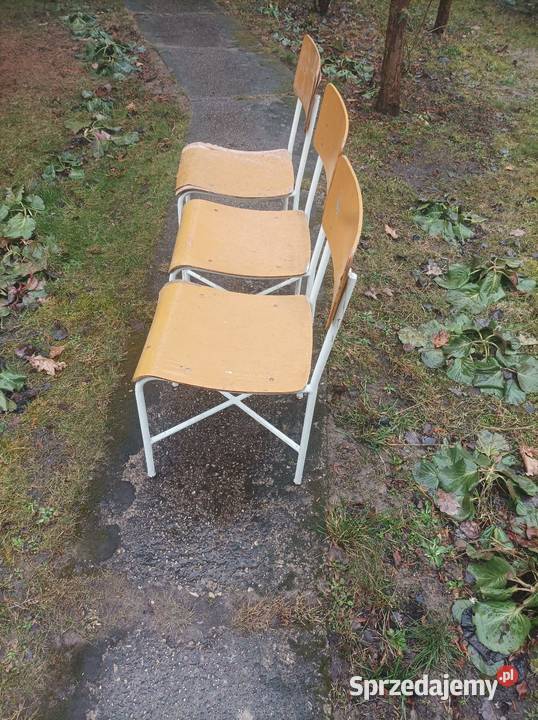 Krzesła metalowy stelaż Sterdyń