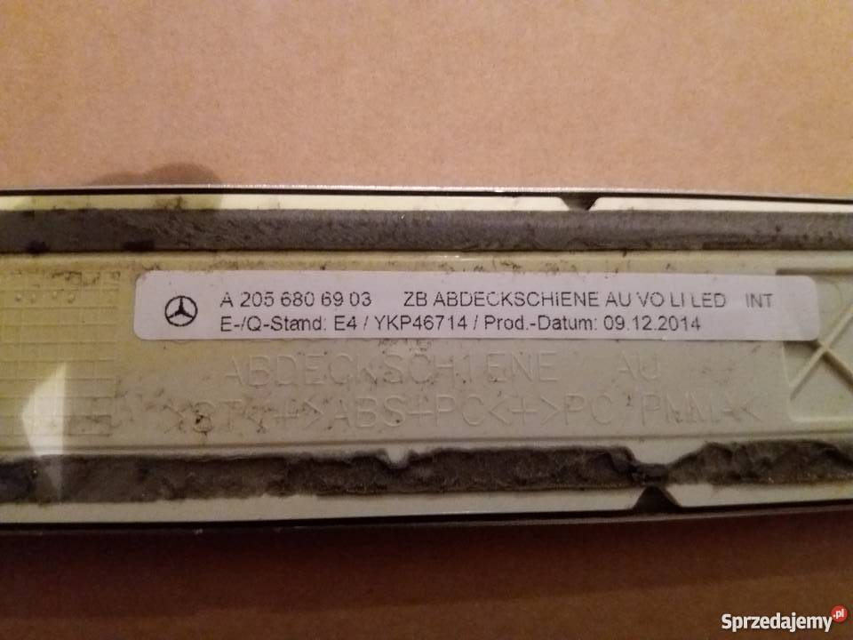 listwy do mercedesa 205 c klasa A2056807003 Szczecin sprzedam