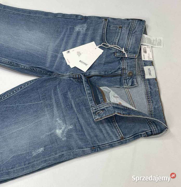Spodnie męskie jeansy Mustang Oregon Cropped 434 łódzkie Łódź sprzedam