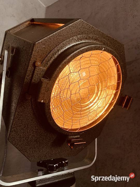 Lampa zabytek teatralny okres PRL loft Vintage Poznań