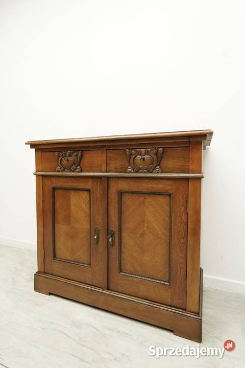 Antyczna komoda z końca XIXw w stylu secesyjnym Jerka