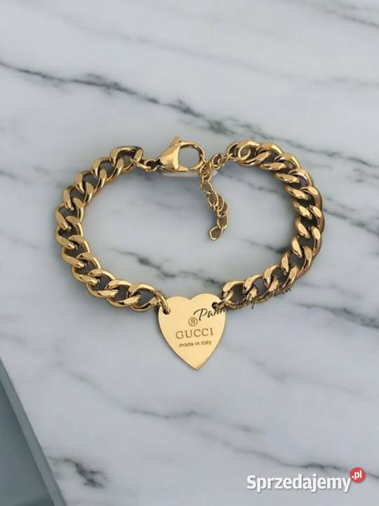 Bransoletka GUCCI serce luksusowa made in Italy Kraków