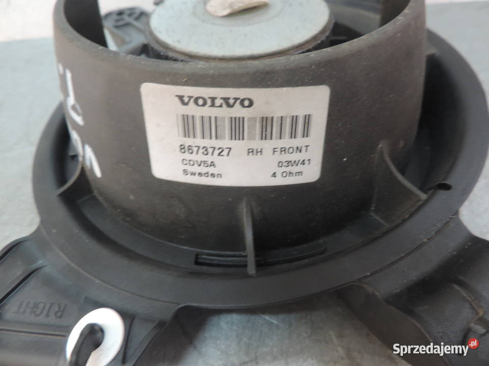GŁOŚNIK PRAWY PRZÓD VOLVO S60 I V70 II 8673727 Wyposażenie wnętrza małopolskie Nowy Sącz