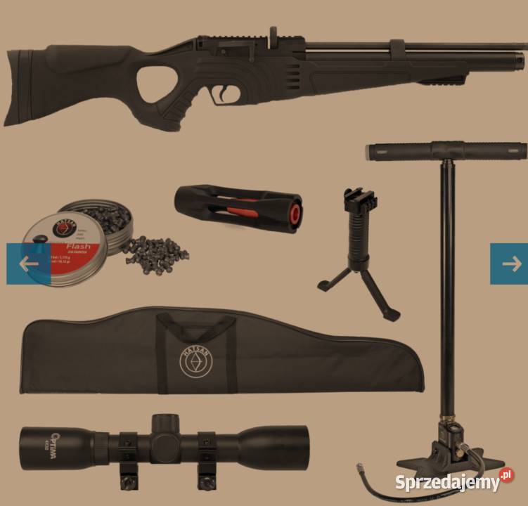 Wiatrówka PCP Hatsan Flash Zestaw Pompka Luneta Ruda Śląska