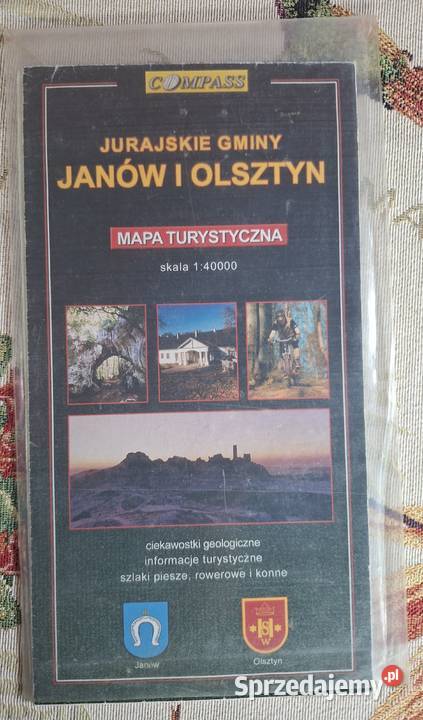 Jurajskie gminy Janów i Olsztyn 140 000 mapa Mapy i przewodniki