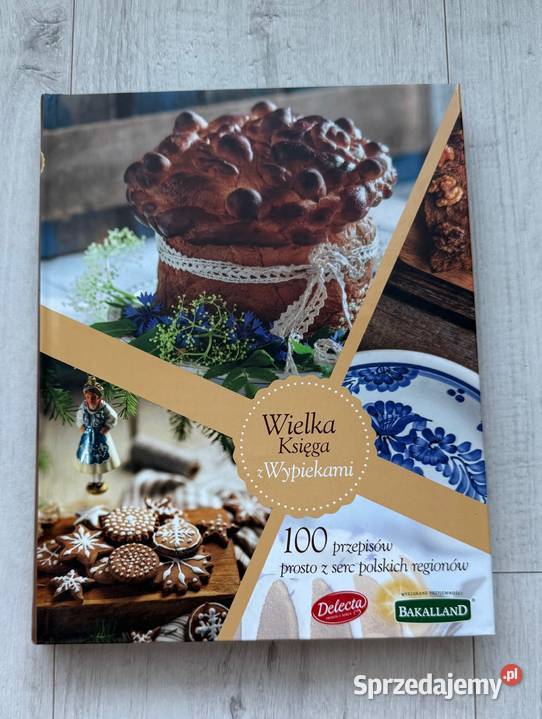 NOWA książka kucharska Wielka księga z wypiekami twarda Łódź