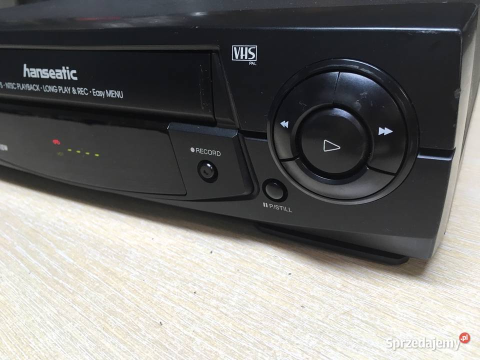 Magnetowid VHS hanseatic marka niemiecka 100 OK TV i Video Płock sprzedam