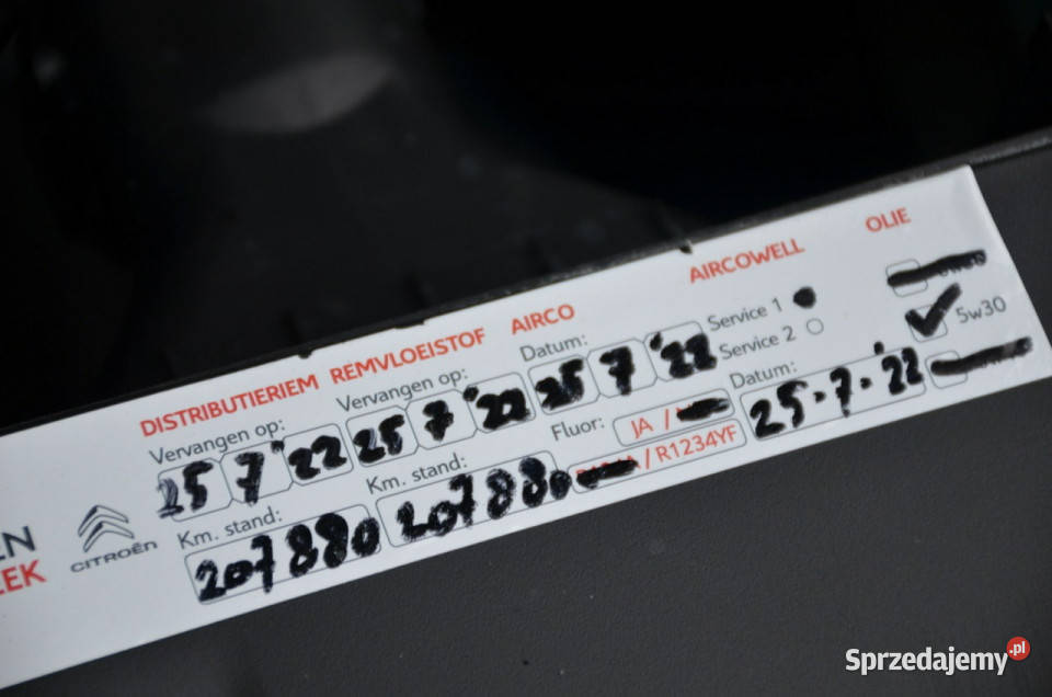 Citroen C4 Picasso Zarejestrowane 16 eHDI 116 światła LED C4 Picasso