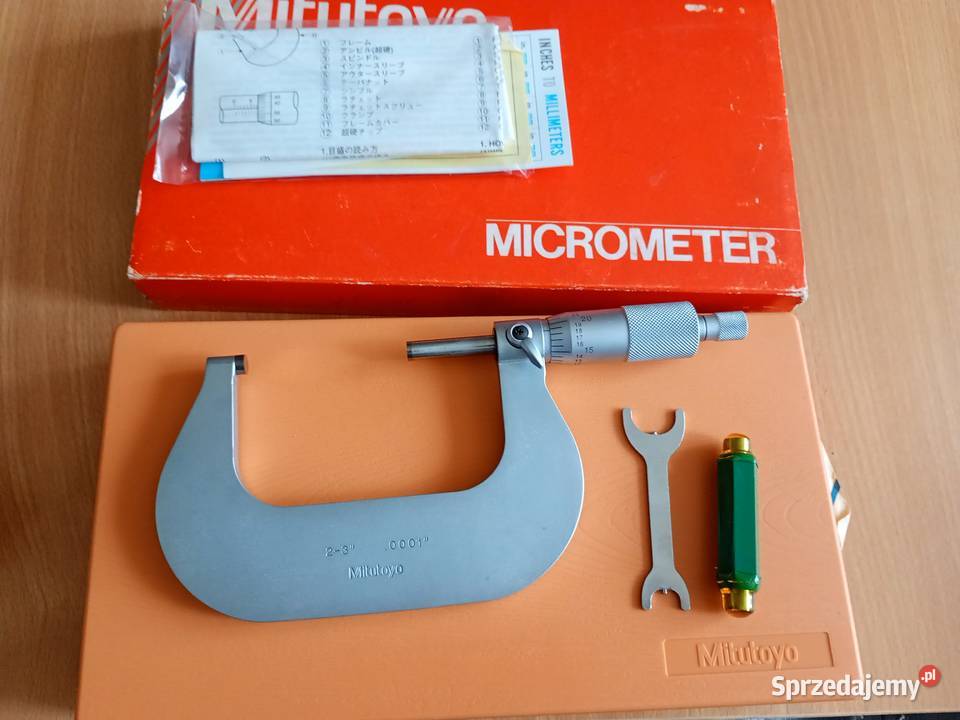 Mikrometr Mitutoyo 23 Przytyk