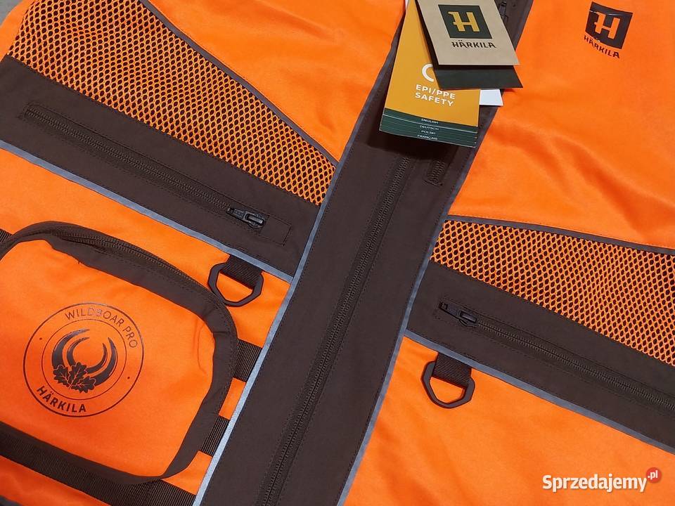 Kamizelka Harkila Wildboar Pro Orange blaze Brow Czeladź