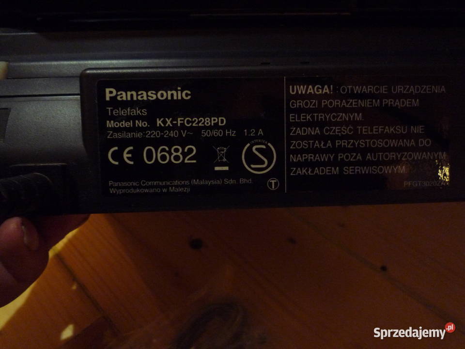 telefon fax panasonic KXFC268PD podkarpackie sprzedam