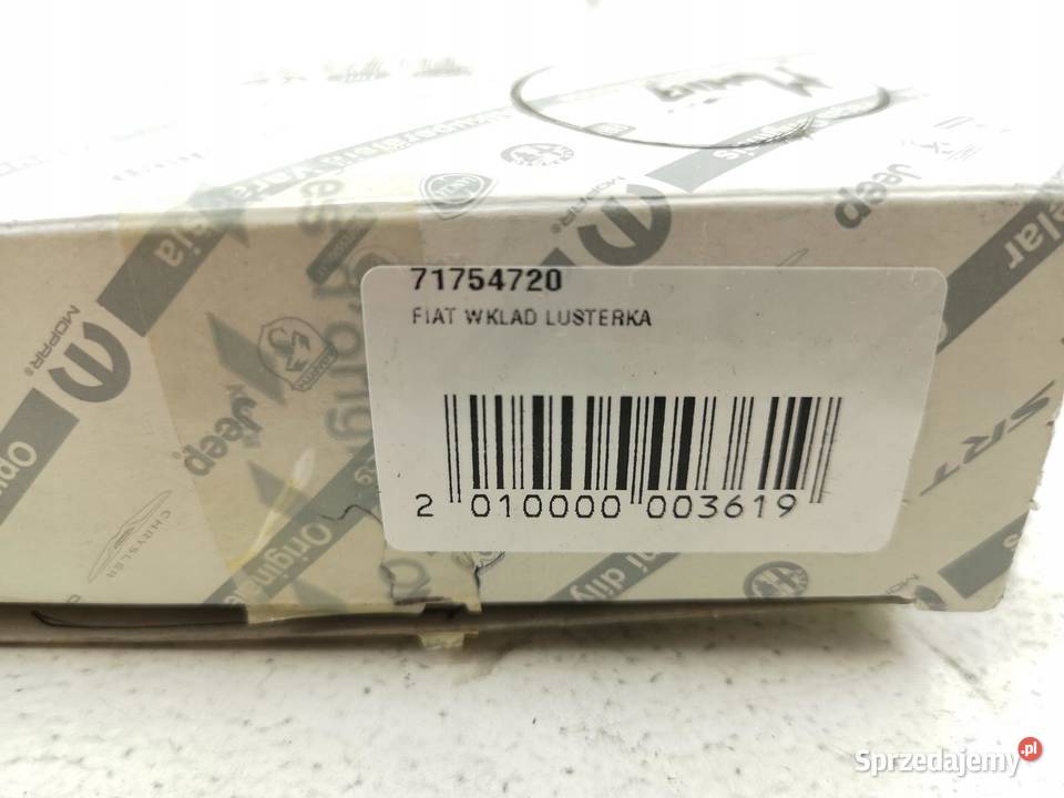 WKŁAD LUSTERKA PRAWY FIAT PANDA 2011obecnie osobowe
