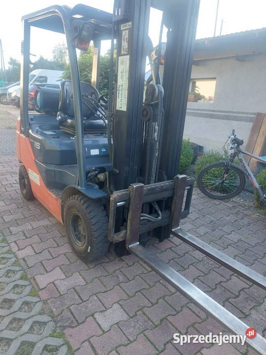 Wózek widłowy Toyota Geneo 15 GAZ lubelskie Opole Lubelskie
