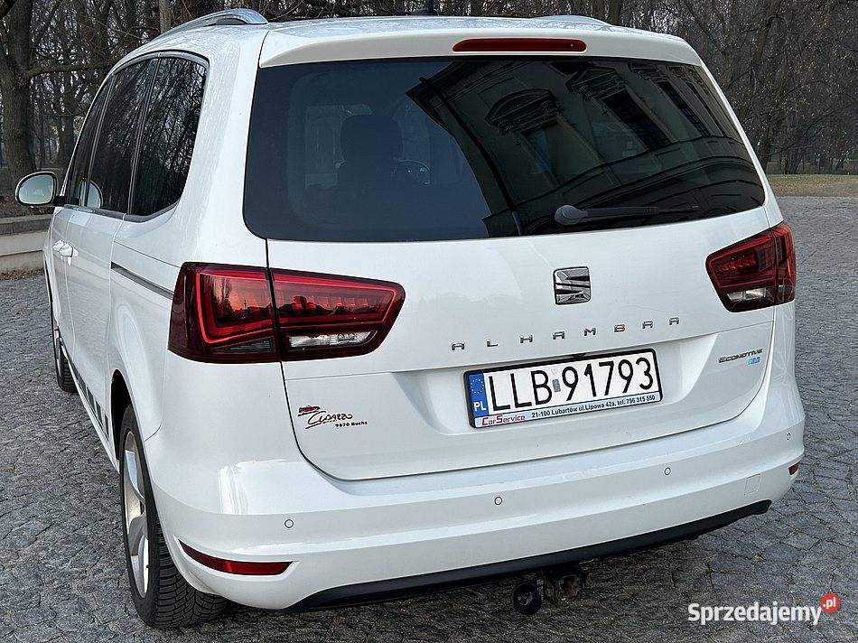Seat Alhambra 20 TDI 150 7 siedzeń 2XPARKTRONIK przyciemniane szyby Lubartów