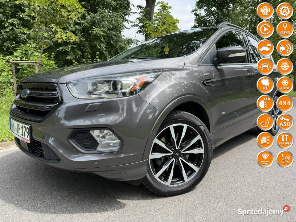Ford Kuga 20 TDCI 180 STLine 4x4 Automat Led klimatyzacja Józefkowo
