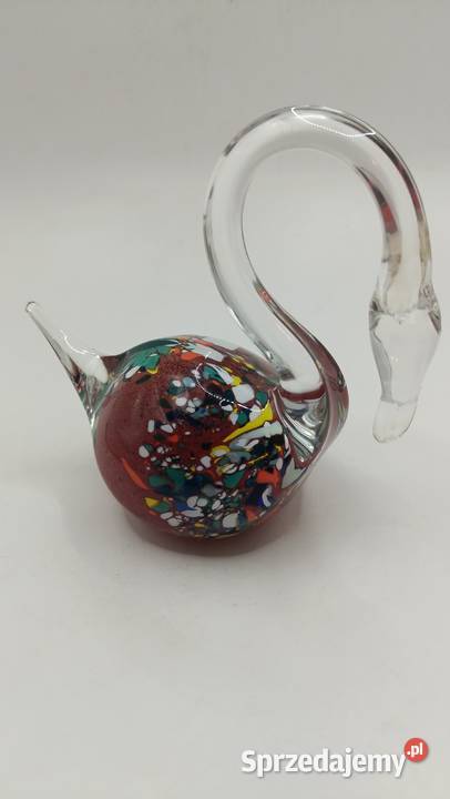 Figurka przycisk do papieru duży łabędź Zamość