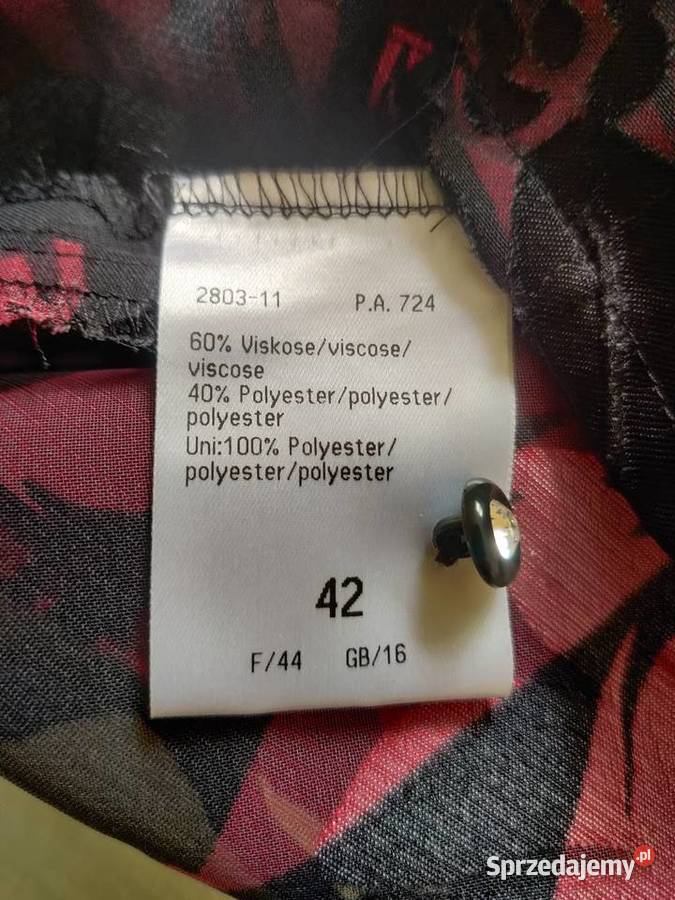 Koszula vintage czerwony Myszków