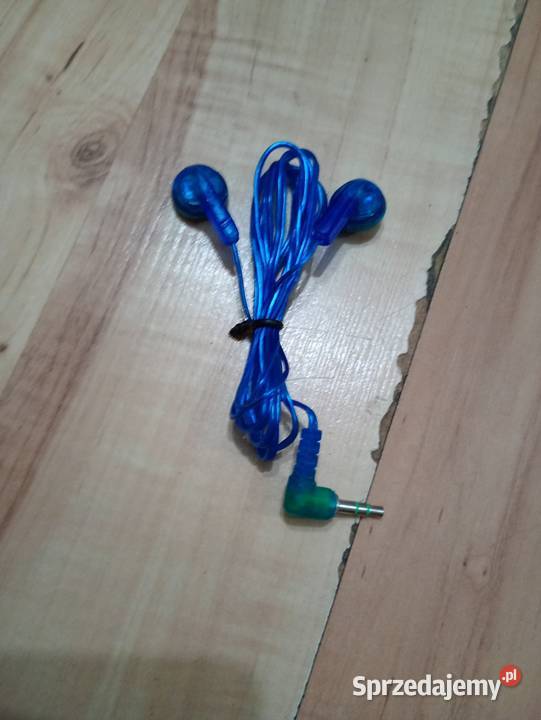 słuchawki przewodowe niebieskie mini jack Szczecin