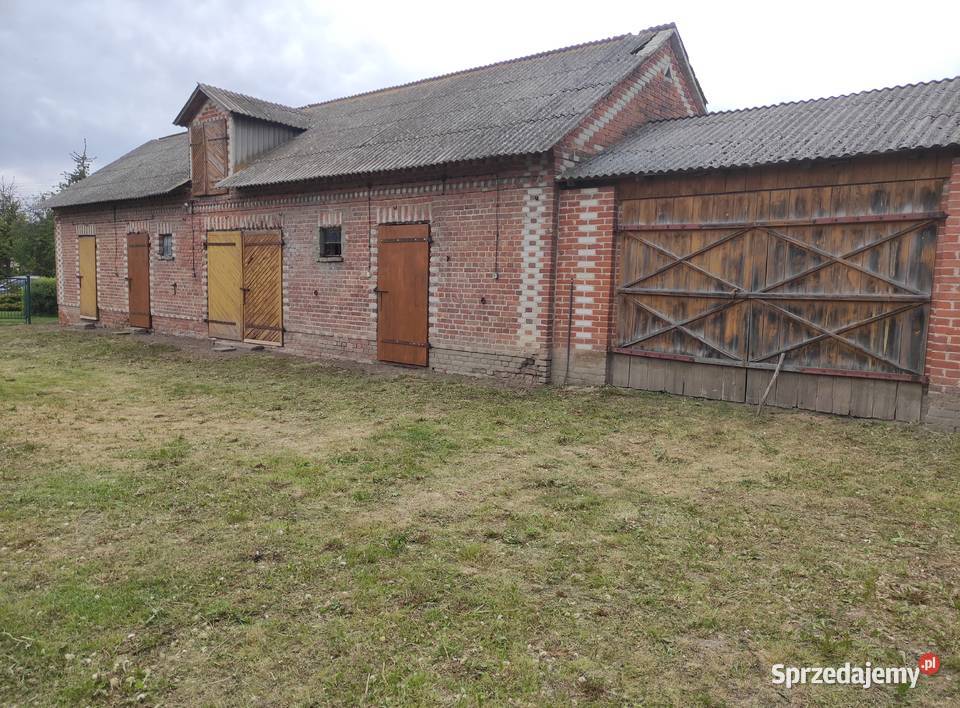 Gospodarstwo dom obora stodoła pow 085 ha mieszkalny lubelskie