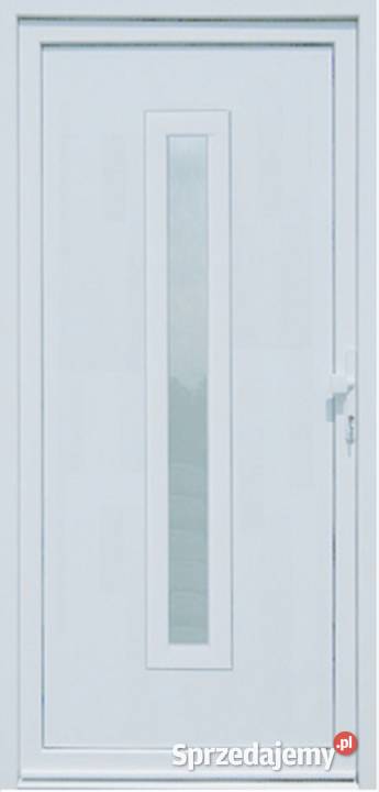 DRZWI PCV BIAŁE 100 X 2120 MODEL W 852015 łódzkie Łask