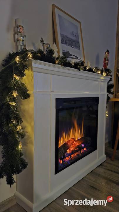 Kominek z drewna wkład grzewczy elektryczny eko